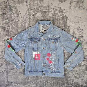 Brooklyn Cloth Denim Jean Jacket Size Small Blessed Rose